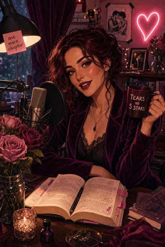 Velvet Bloom narrator portrait